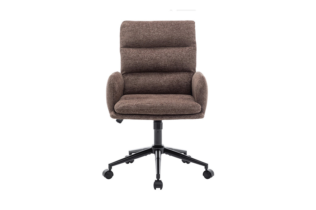 Bureaustoel 'Aimé' Stof Fabb Raven 45 Bruin