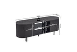 TV meubel 'Lagos' 160 cm Decor Donkerbruin